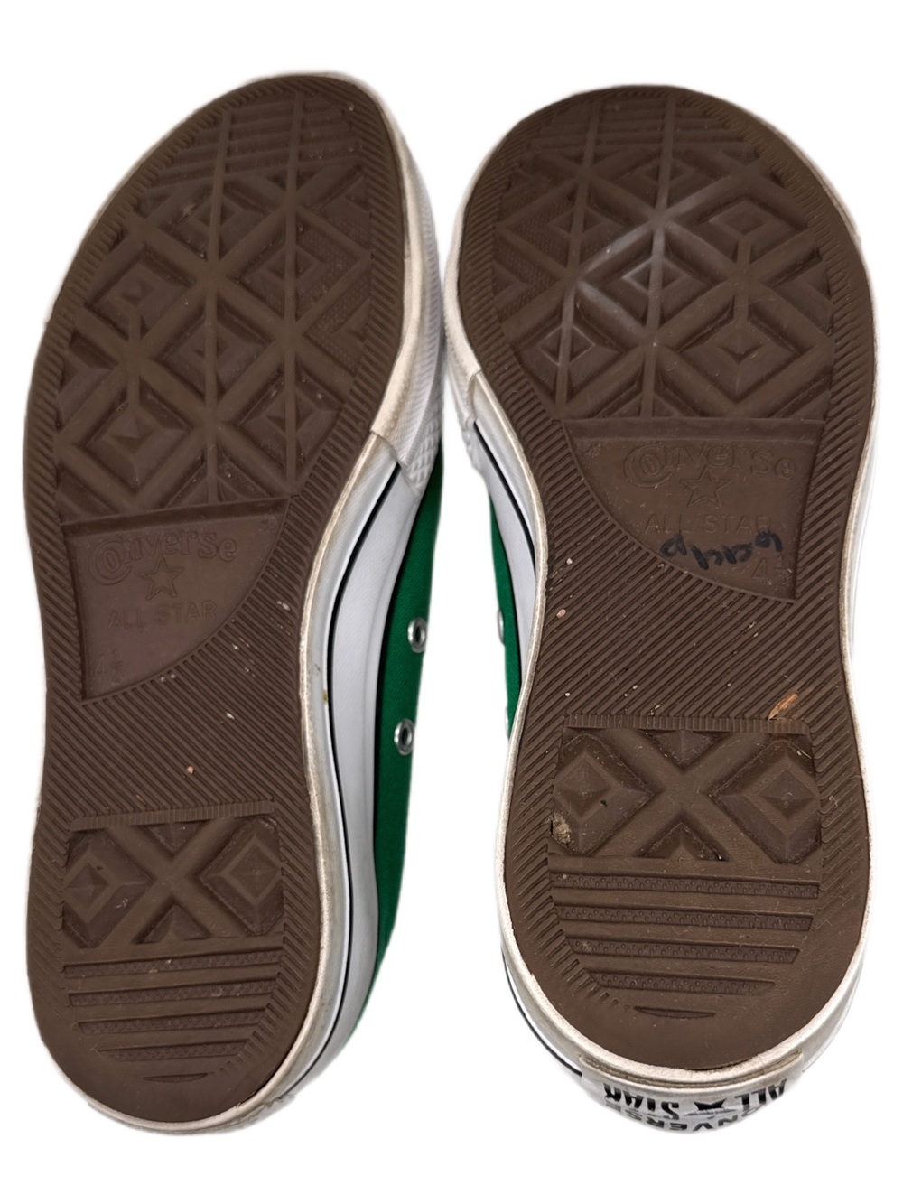 Converse Chuck Taylor All Star High Top Green Sneakers Women 6.5 Men 4.5 - Picture 9 of 13
